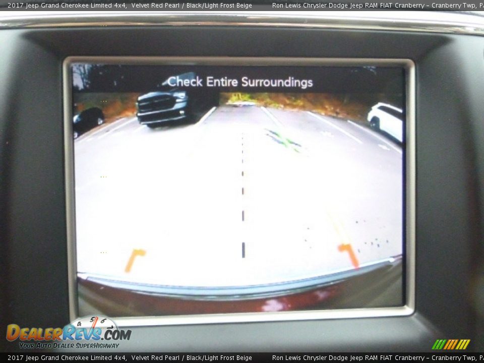 2017 Jeep Grand Cherokee Limited 4x4 Velvet Red Pearl / Black/Light Frost Beige Photo #17