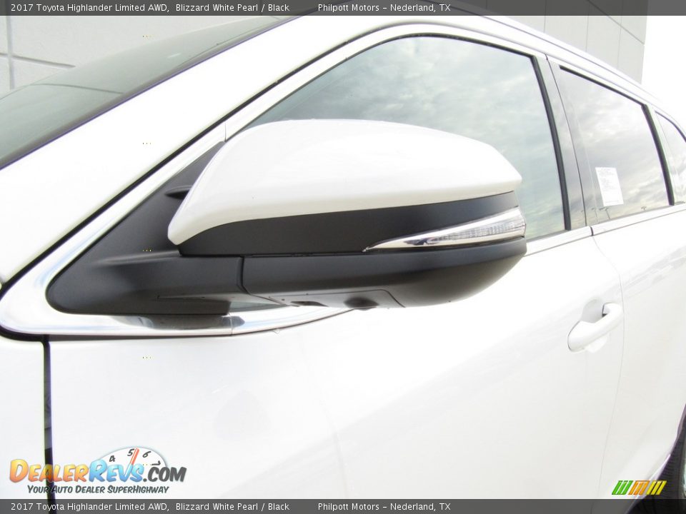2017 Toyota Highlander Limited AWD Blizzard White Pearl / Black Photo #12