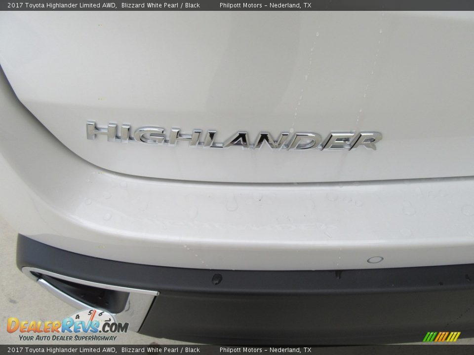 2017 Toyota Highlander Limited AWD Blizzard White Pearl / Black Photo #13