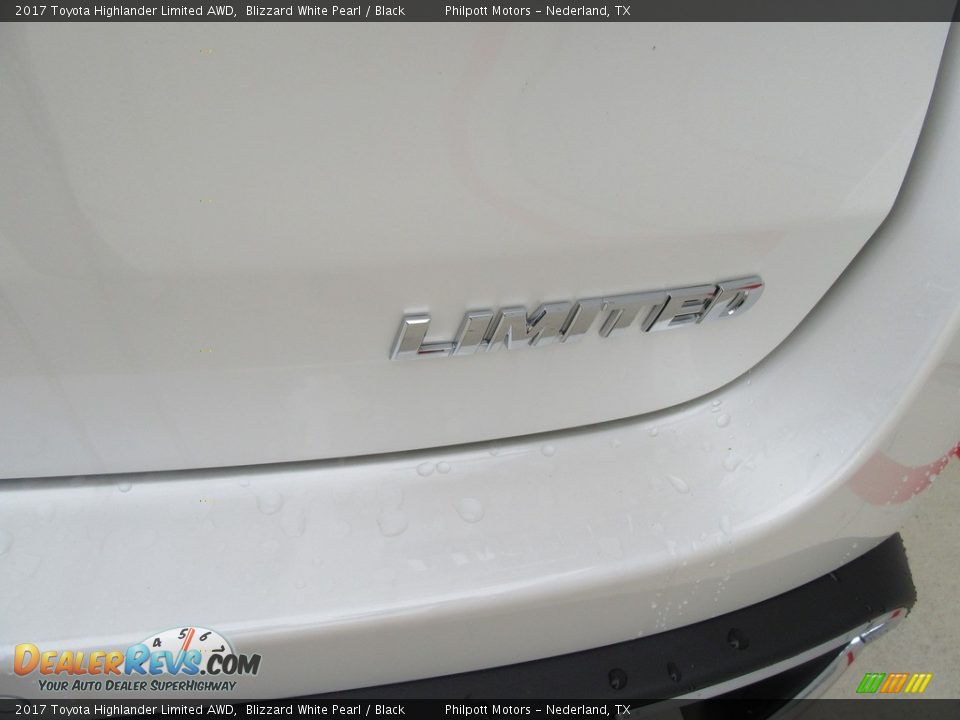 2017 Toyota Highlander Limited AWD Blizzard White Pearl / Black Photo #14