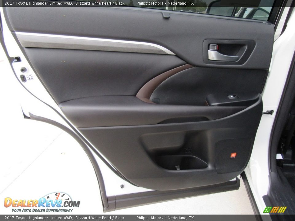 2017 Toyota Highlander Limited AWD Blizzard White Pearl / Black Photo #19