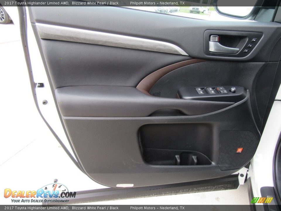 2017 Toyota Highlander Limited AWD Blizzard White Pearl / Black Photo #21