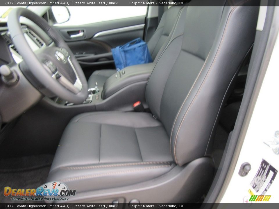 2017 Toyota Highlander Limited AWD Blizzard White Pearl / Black Photo #23