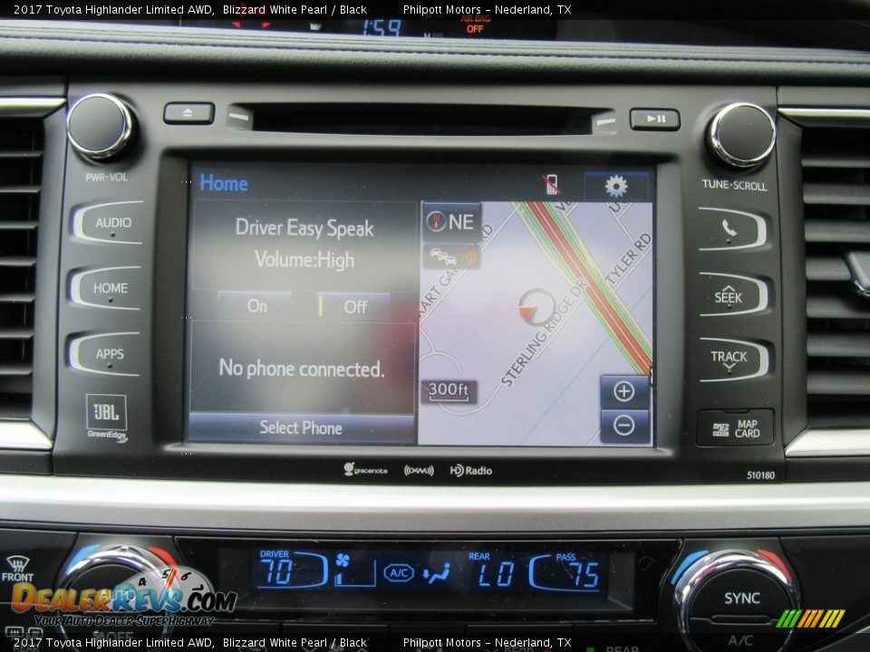 2017 Toyota Highlander Limited AWD Blizzard White Pearl / Black Photo #27