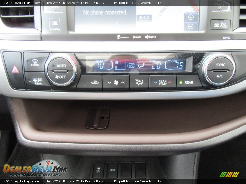 2017 Toyota Highlander Limited AWD Blizzard White Pearl / Black Photo #28