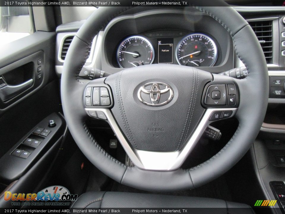 2017 Toyota Highlander Limited AWD Blizzard White Pearl / Black Photo #32