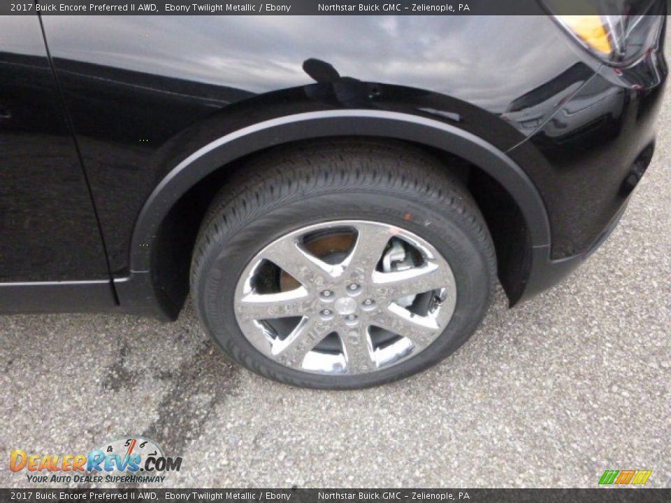 2017 Buick Encore Preferred II AWD Ebony Twilight Metallic / Ebony Photo #3
