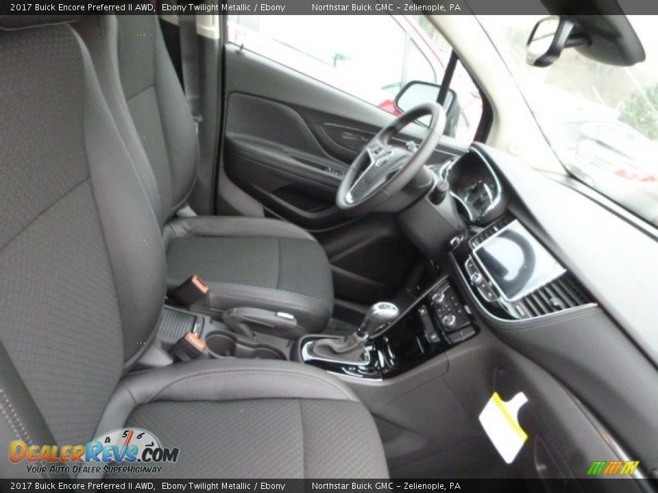 2017 Buick Encore Preferred II AWD Ebony Twilight Metallic / Ebony Photo #4