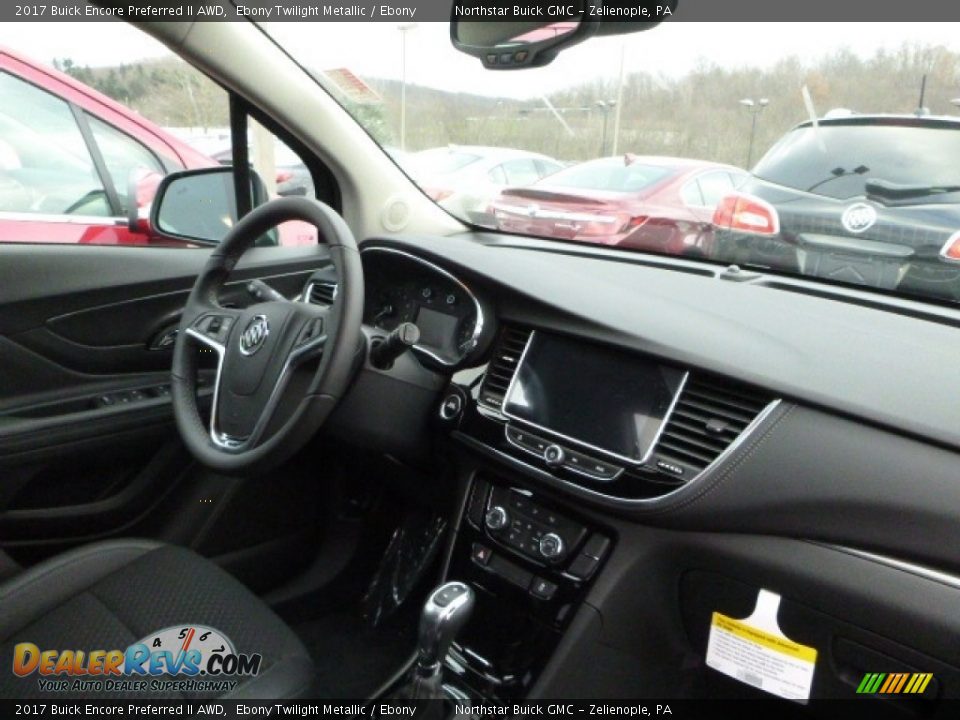 2017 Buick Encore Preferred II AWD Ebony Twilight Metallic / Ebony Photo #6