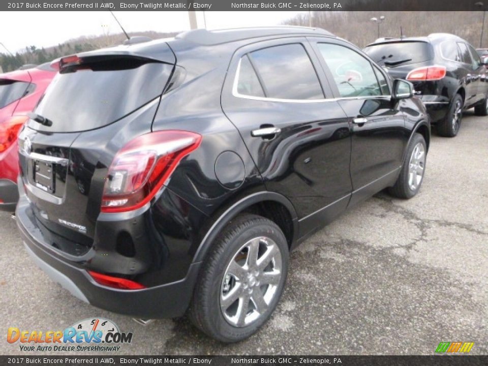 2017 Buick Encore Preferred II AWD Ebony Twilight Metallic / Ebony Photo #8