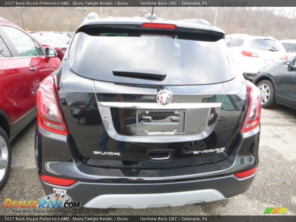 2017 Buick Encore Preferred II AWD Ebony Twilight Metallic / Ebony Photo #9