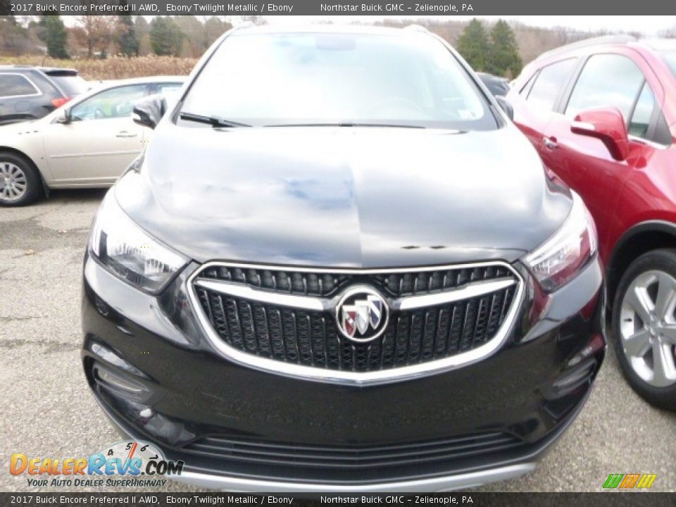 2017 Buick Encore Preferred II AWD Ebony Twilight Metallic / Ebony Photo #10