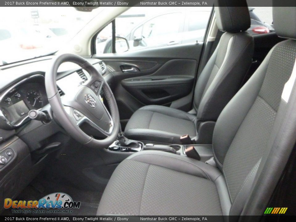 2017 Buick Encore Preferred II AWD Ebony Twilight Metallic / Ebony Photo #12