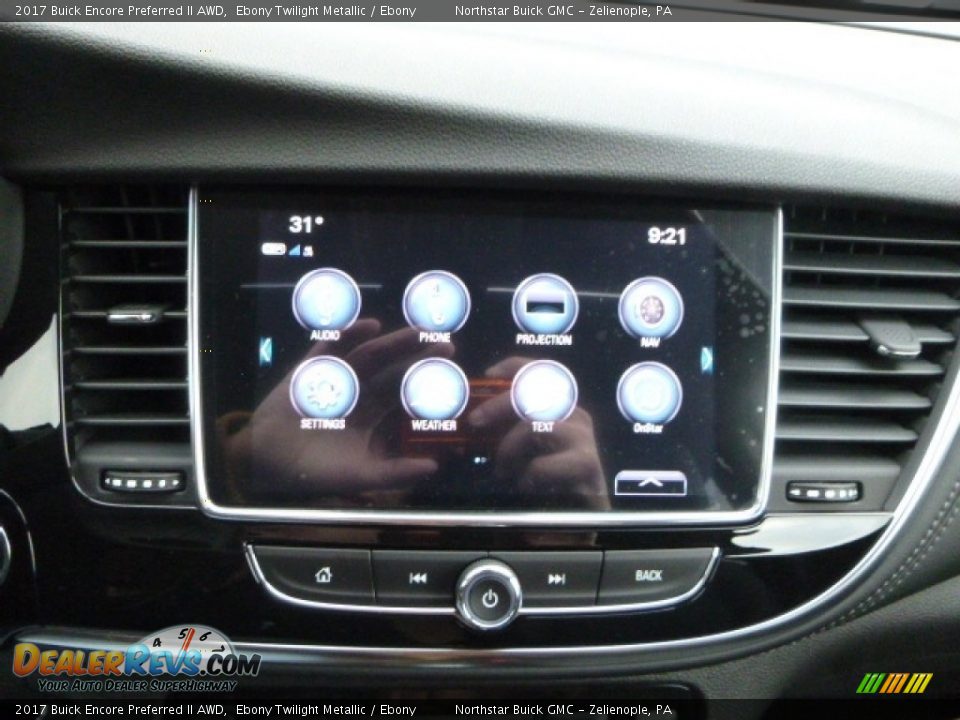 2017 Buick Encore Preferred II AWD Ebony Twilight Metallic / Ebony Photo #15
