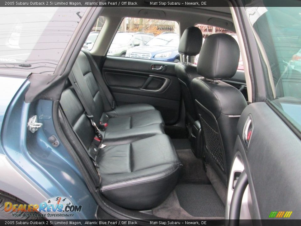 2005 Subaru Outback 2.5i Limited Wagon Atlantic Blue Pearl / Off Black Photo #18