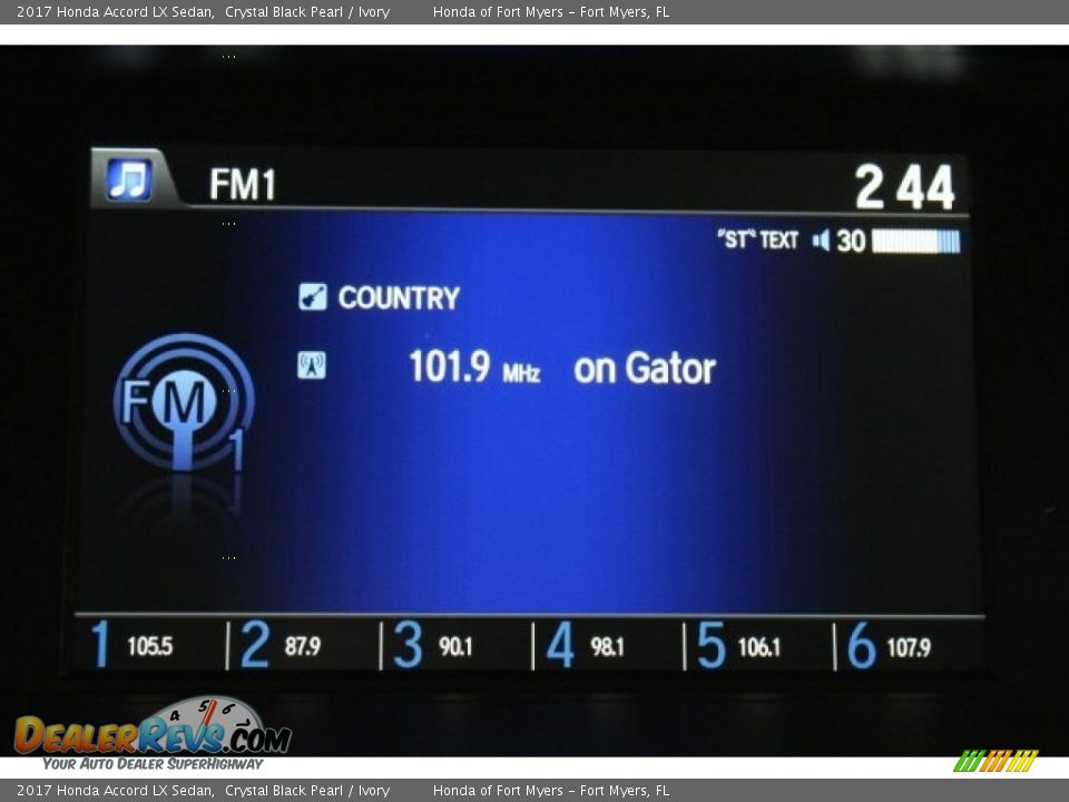 2017 Honda Accord LX Sedan Crystal Black Pearl / Ivory Photo #16