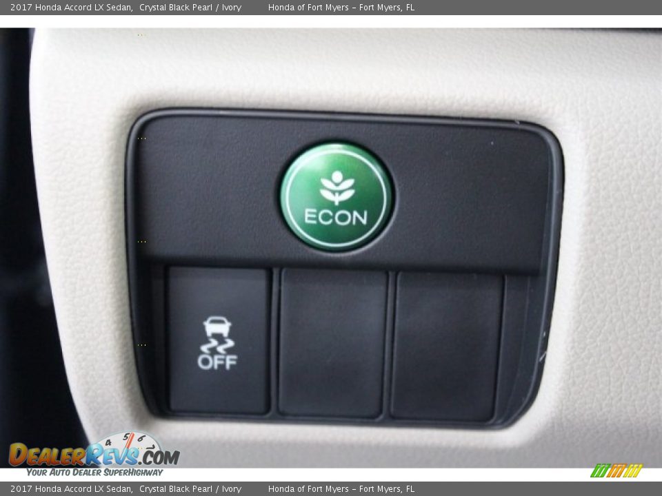 2017 Honda Accord LX Sedan Crystal Black Pearl / Ivory Photo #21