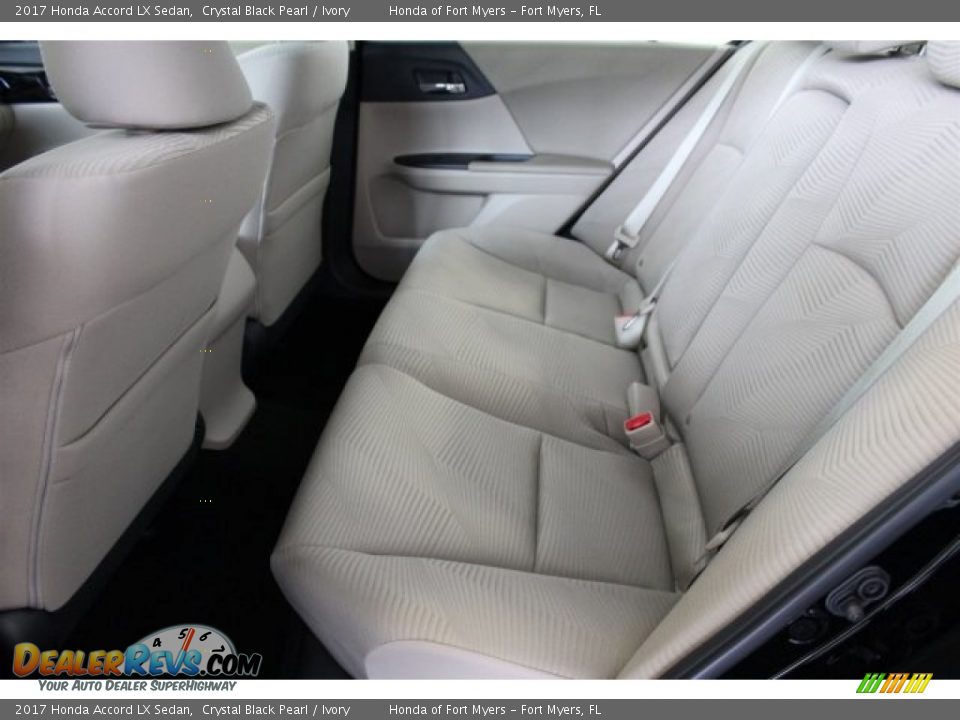 2017 Honda Accord LX Sedan Crystal Black Pearl / Ivory Photo #23