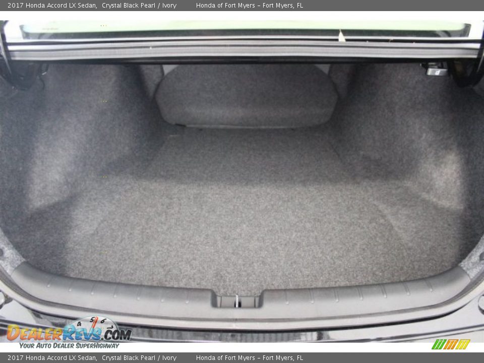 2017 Honda Accord LX Sedan Crystal Black Pearl / Ivory Photo #24