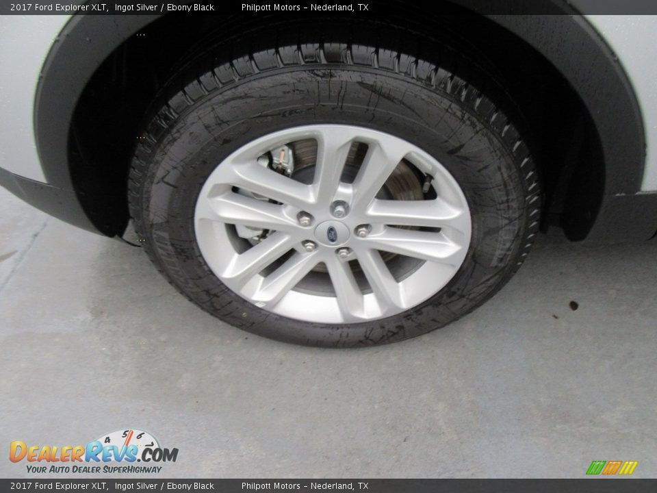 2017 Ford Explorer XLT Ingot Silver / Ebony Black Photo #11
