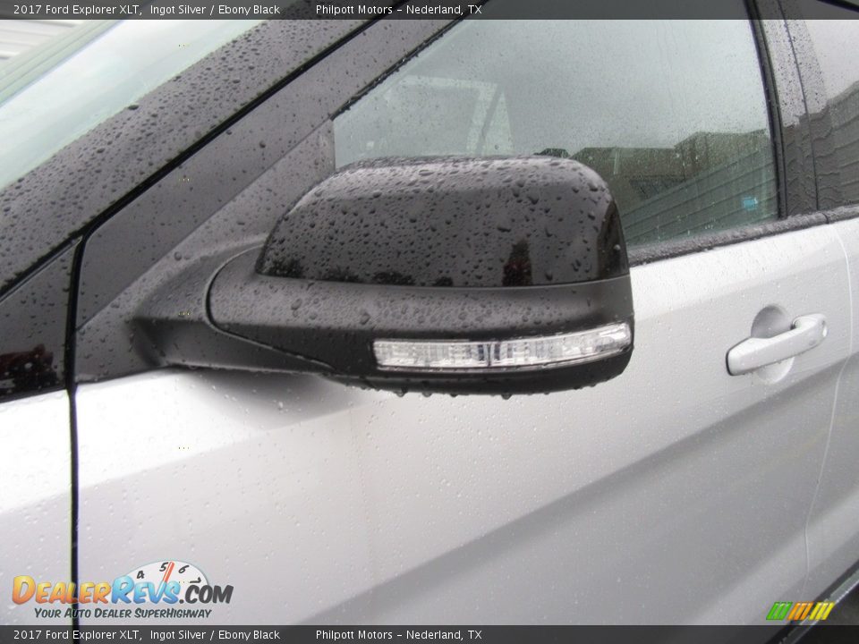 2017 Ford Explorer XLT Ingot Silver / Ebony Black Photo #12