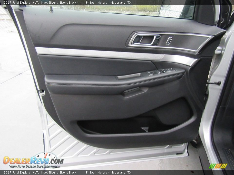 2017 Ford Explorer XLT Ingot Silver / Ebony Black Photo #19