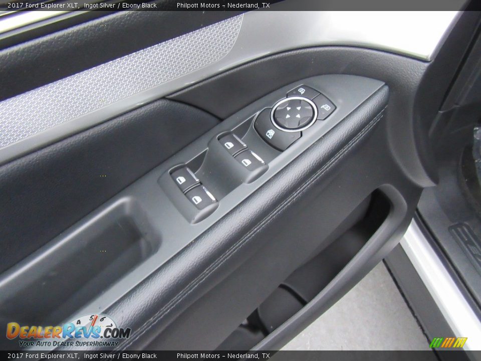 2017 Ford Explorer XLT Ingot Silver / Ebony Black Photo #20