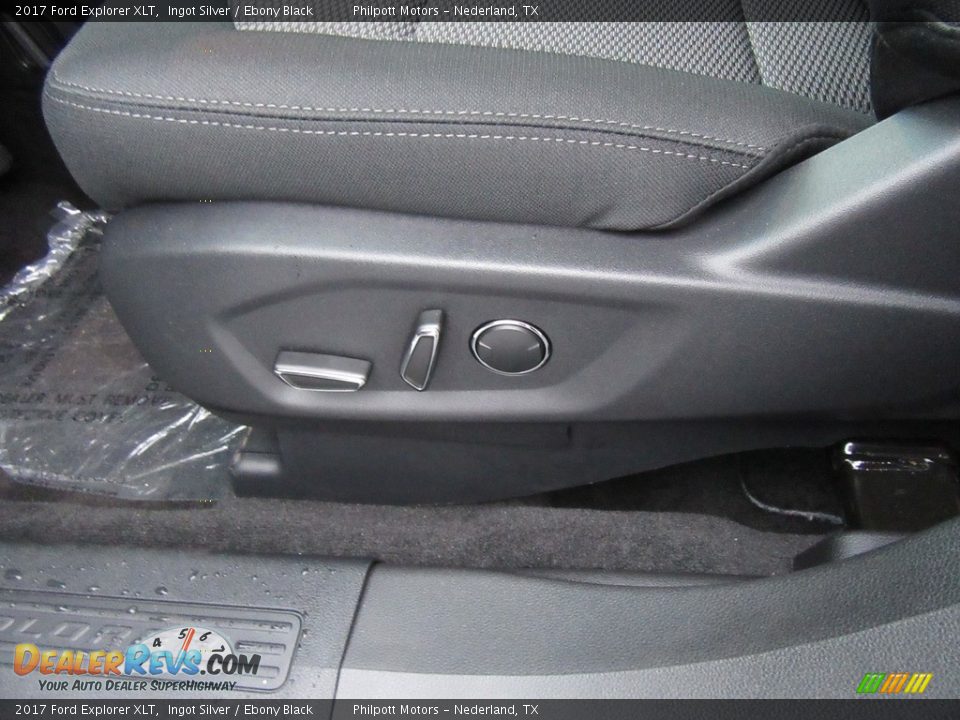 2017 Ford Explorer XLT Ingot Silver / Ebony Black Photo #22