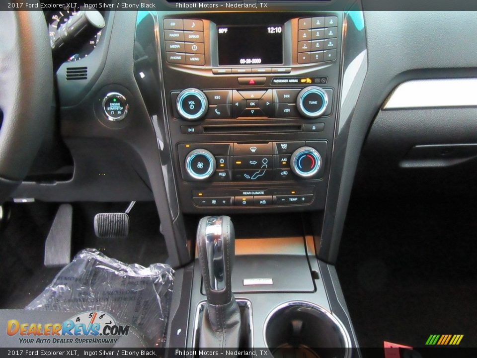 2017 Ford Explorer XLT Ingot Silver / Ebony Black Photo #24