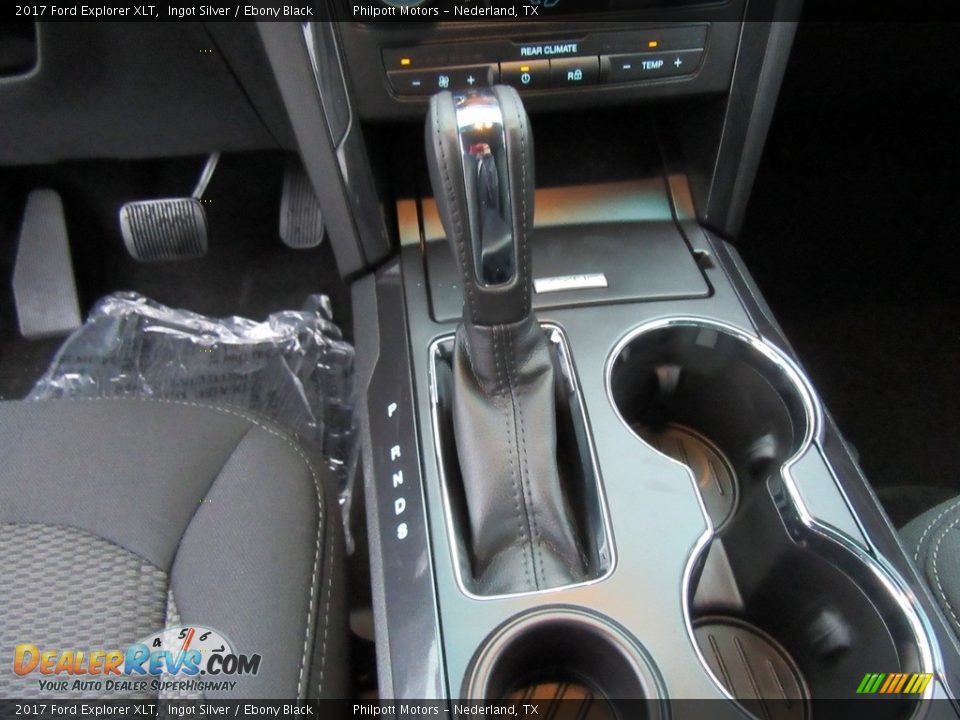 2017 Ford Explorer XLT Ingot Silver / Ebony Black Photo #27