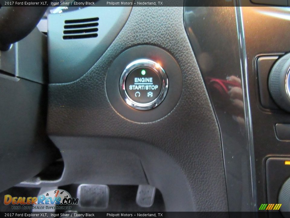2017 Ford Explorer XLT Ingot Silver / Ebony Black Photo #28