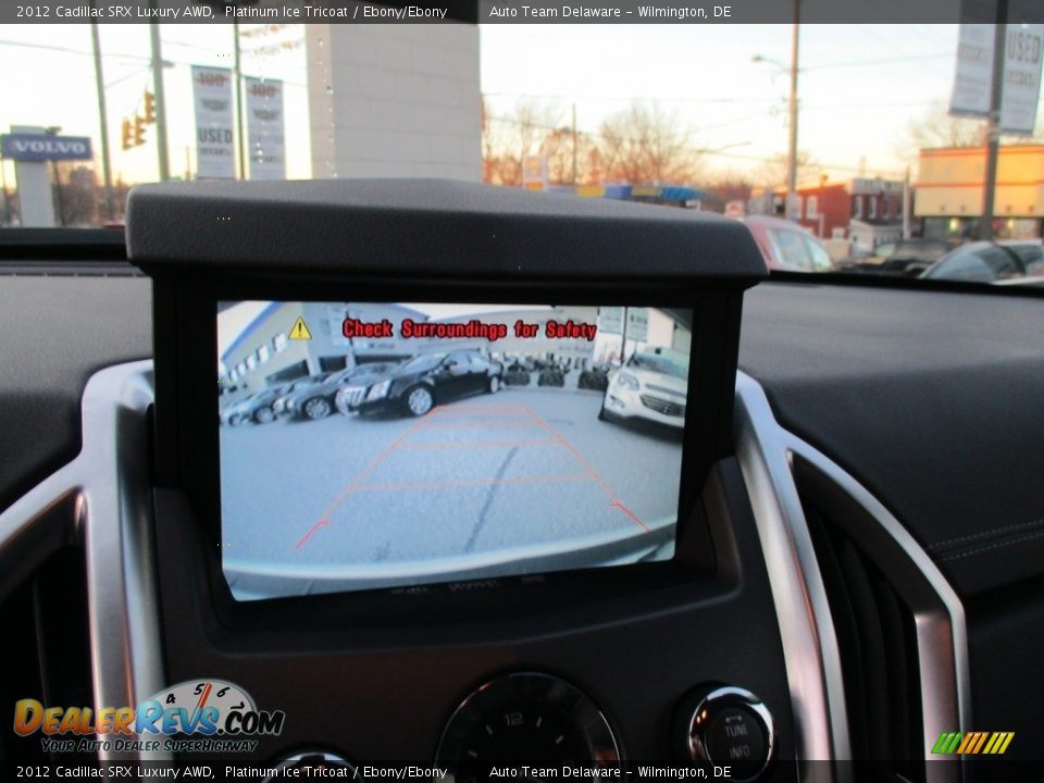 2012 Cadillac SRX Luxury AWD Platinum Ice Tricoat / Ebony/Ebony Photo #15