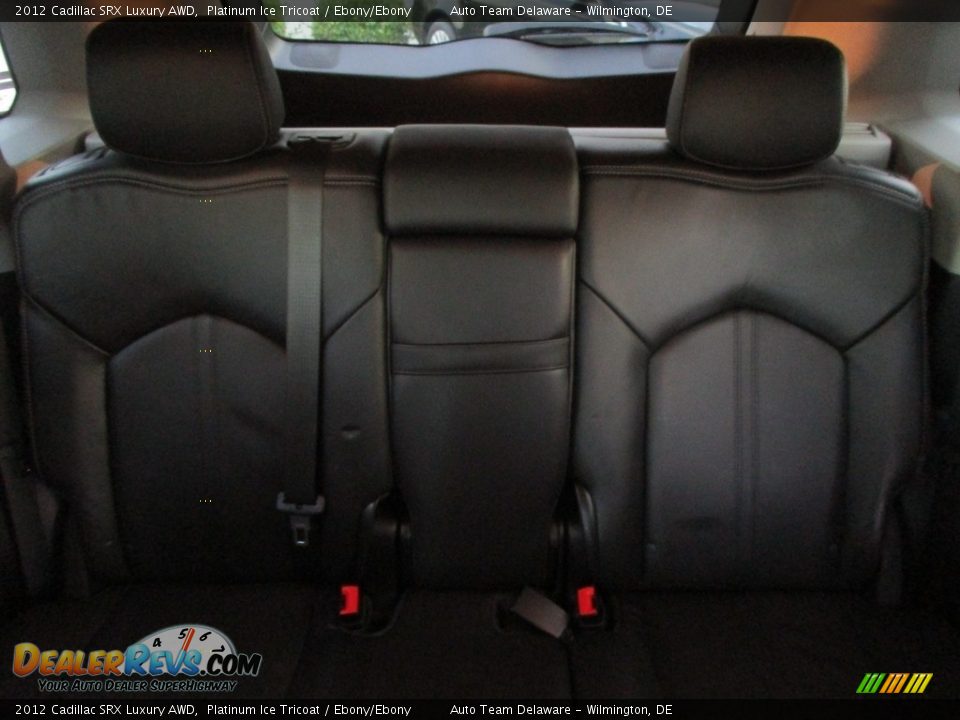 2012 Cadillac SRX Luxury AWD Platinum Ice Tricoat / Ebony/Ebony Photo #20