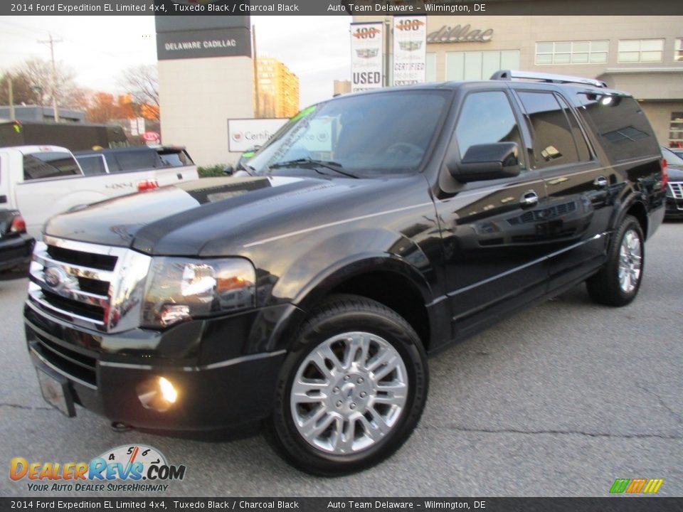 2014 Ford Expedition EL Limited 4x4 Tuxedo Black / Charcoal Black Photo #2