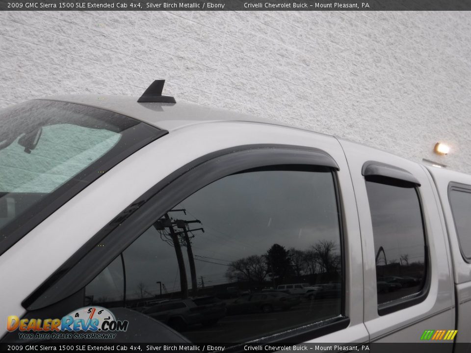 2009 GMC Sierra 1500 SLE Extended Cab 4x4 Silver Birch Metallic / Ebony Photo #4