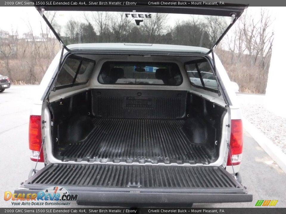 2009 GMC Sierra 1500 SLE Extended Cab 4x4 Silver Birch Metallic / Ebony Photo #16