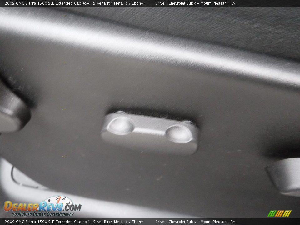 2009 GMC Sierra 1500 SLE Extended Cab 4x4 Silver Birch Metallic / Ebony Photo #22
