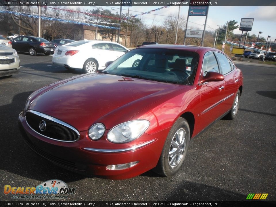 2007 Buick LaCrosse CX Dark Garnet Metallic / Gray Photo #3