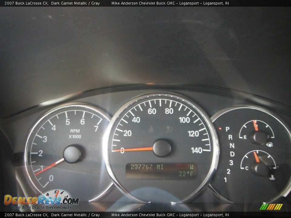 2007 Buick LaCrosse CX Dark Garnet Metallic / Gray Photo #9