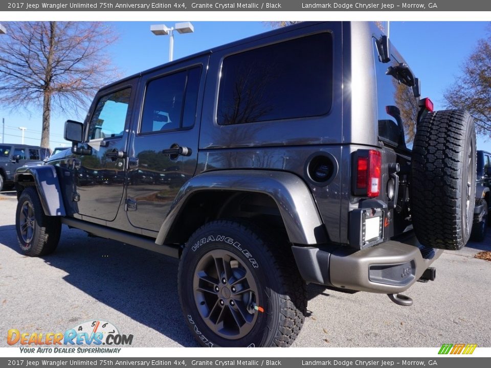 2017 Jeep Wrangler Unlimited 75th Anniversary Edition 4x4 Granite Crystal Metallic / Black Photo #2