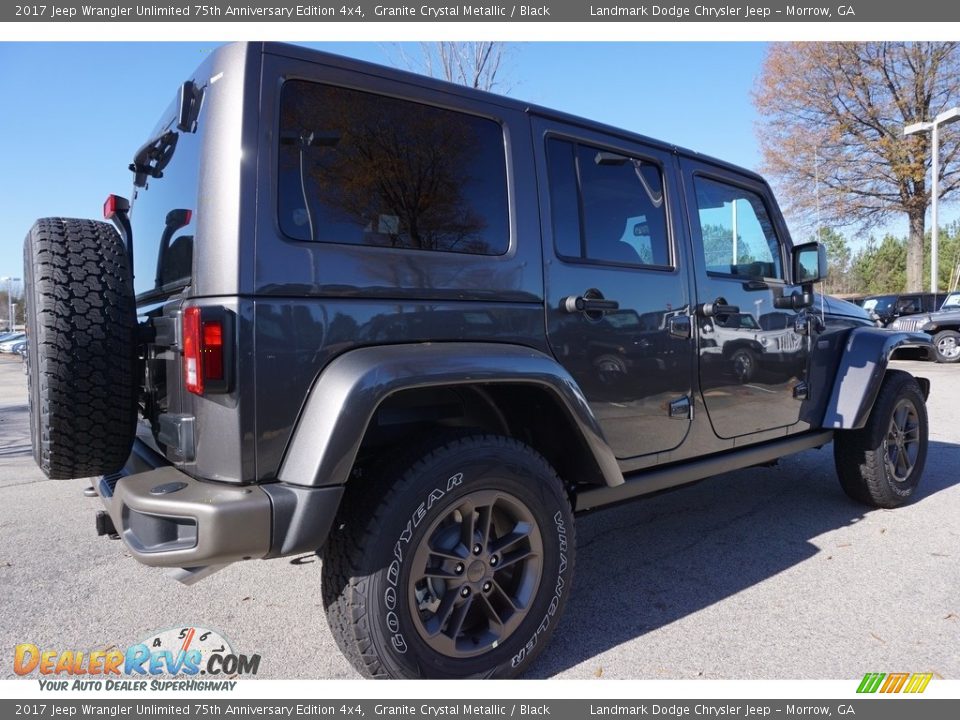 2017 Jeep Wrangler Unlimited 75th Anniversary Edition 4x4 Granite Crystal Metallic / Black Photo #3