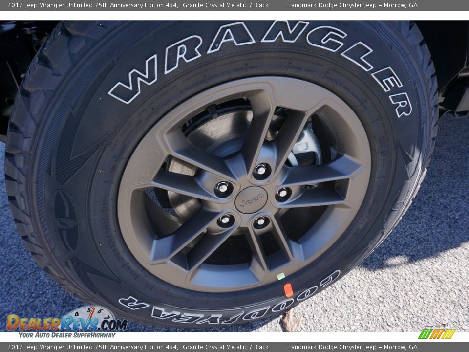 2017 Jeep Wrangler Unlimited 75th Anniversary Edition 4x4 Granite Crystal Metallic / Black Photo #6