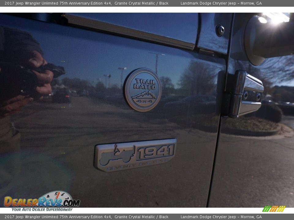 2017 Jeep Wrangler Unlimited 75th Anniversary Edition 4x4 Granite Crystal Metallic / Black Photo #7