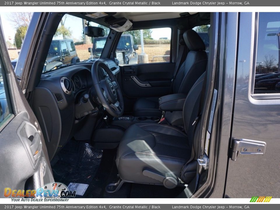 2017 Jeep Wrangler Unlimited 75th Anniversary Edition 4x4 Granite Crystal Metallic / Black Photo #8