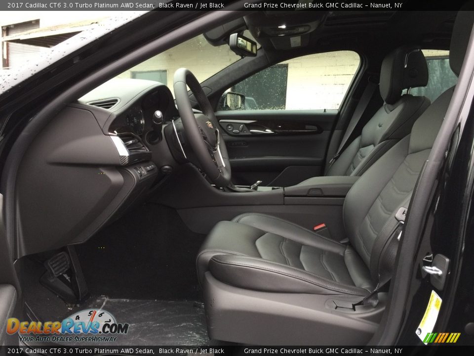 Jet Black Interior - 2017 Cadillac CT6 3.0 Turbo Platinum AWD Sedan Photo #9