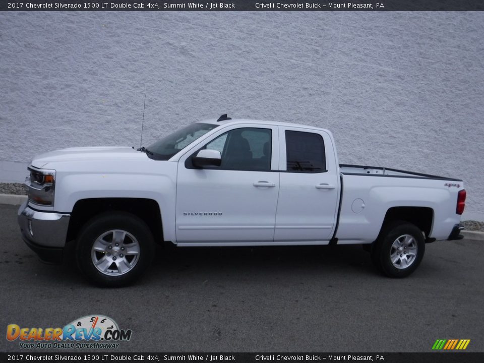 2017 Chevrolet Silverado 1500 LT Double Cab 4x4 Summit White / Jet Black Photo #2