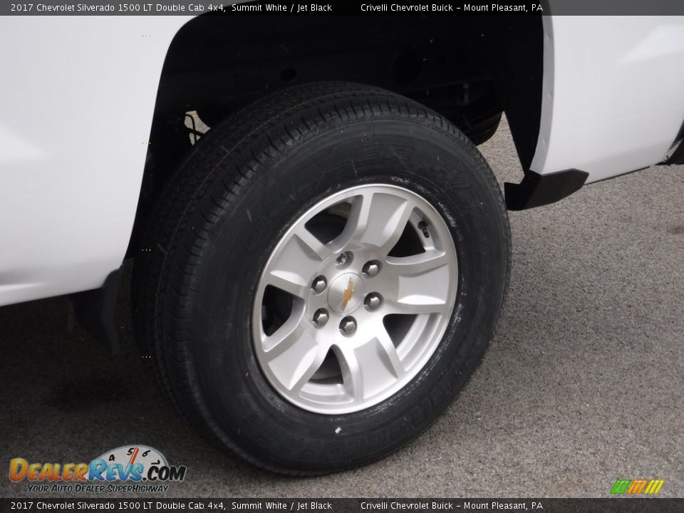 2017 Chevrolet Silverado 1500 LT Double Cab 4x4 Summit White / Jet Black Photo #3
