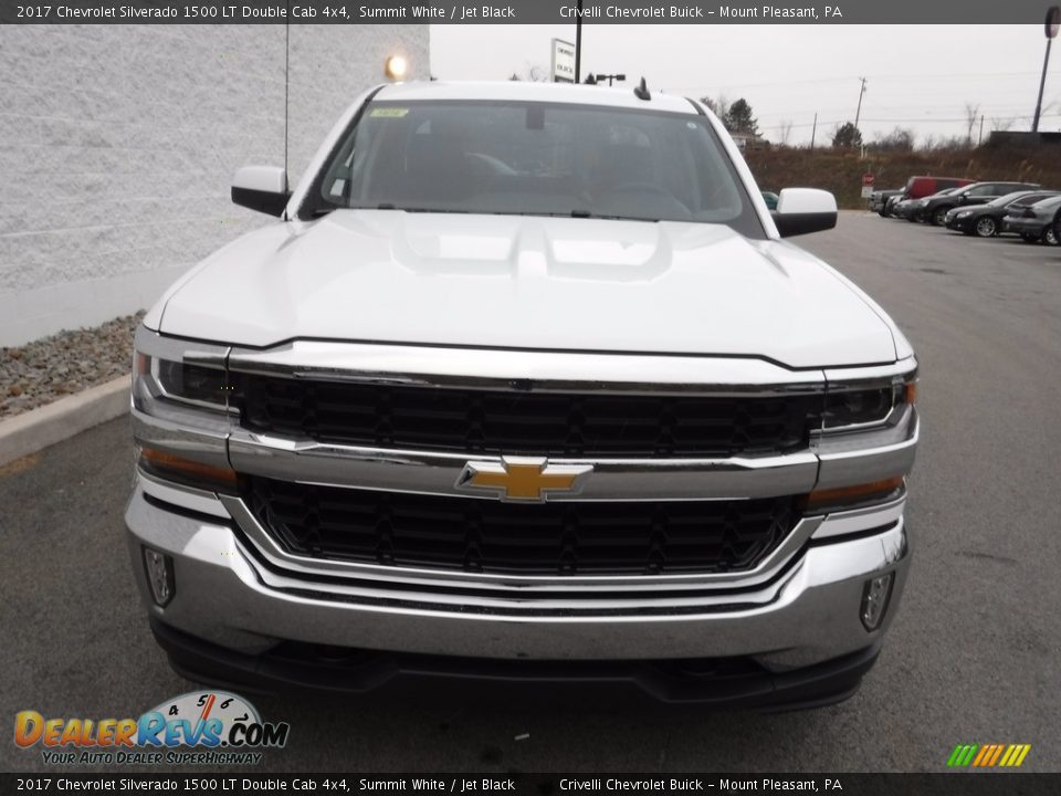 2017 Chevrolet Silverado 1500 LT Double Cab 4x4 Summit White / Jet Black Photo #5