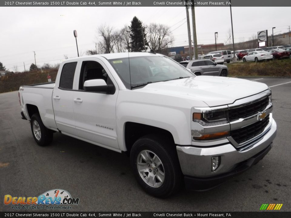 2017 Chevrolet Silverado 1500 LT Double Cab 4x4 Summit White / Jet Black Photo #6