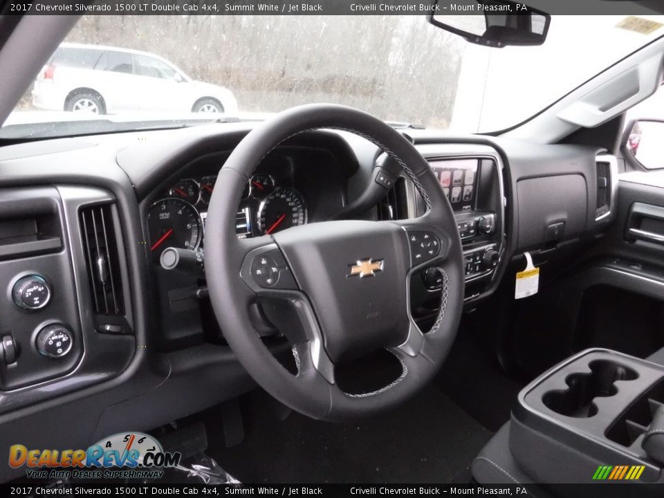 2017 Chevrolet Silverado 1500 LT Double Cab 4x4 Summit White / Jet Black Photo #10